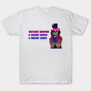 Divination Hollow's Baba Siwadewk Bisexual Pride Horror Tee T-Shirt